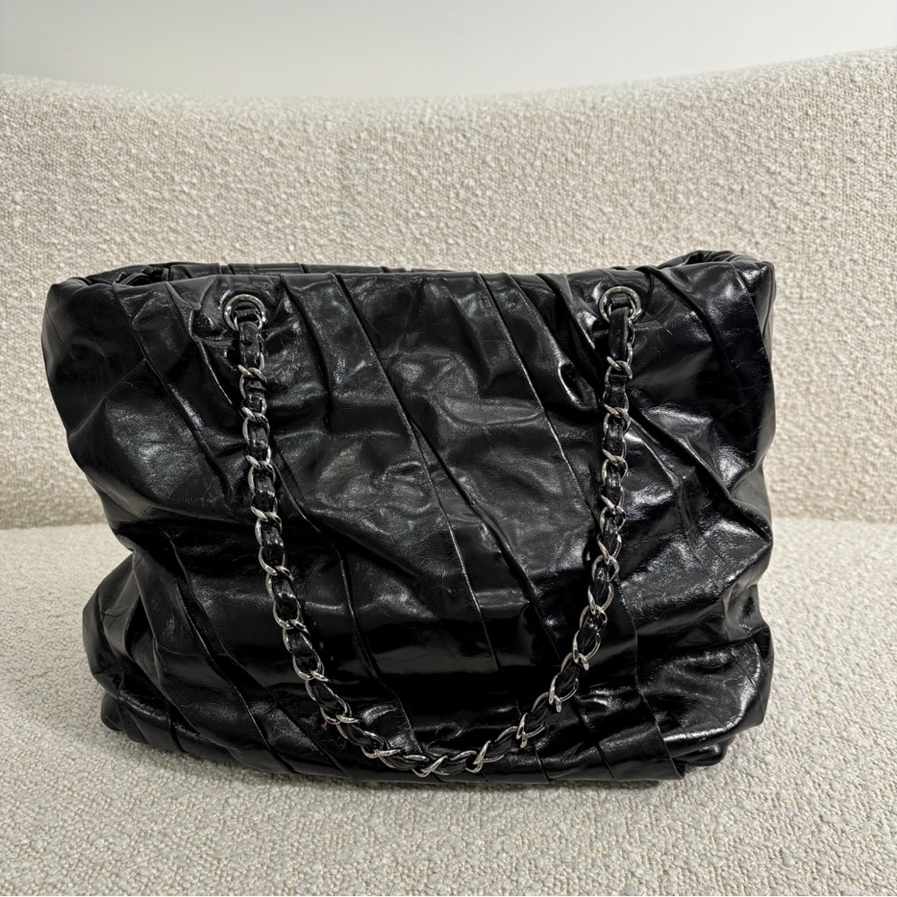 Chanel CC Glazed Twisted Tote/ Shoulder Bag - Picture 7 of 13